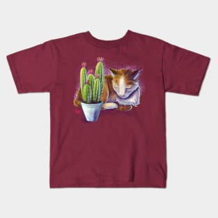 Cactus Cat Kids T-Shirt